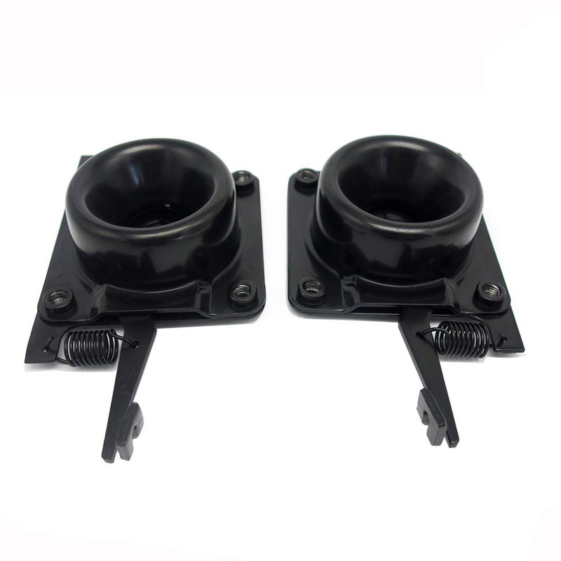 KOXUYIM Hood Release SET (4 PCS) Upper & Lower Latches  Fit for Volvo Truck VN VNL(#20498998) (#20565619) (#8074938) Black - Image 3